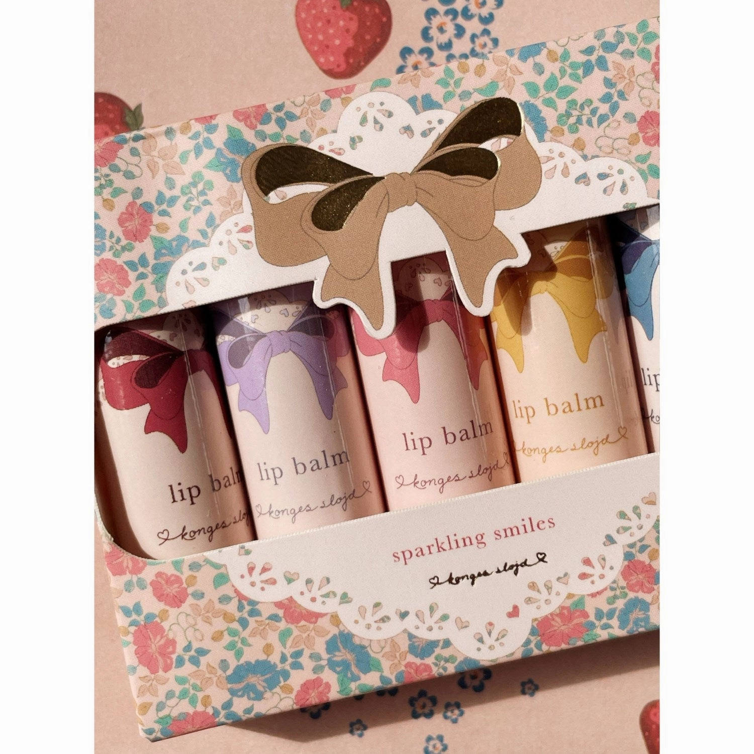 Konges Sljd Multi Lip Balm Glitter 5 Pcs