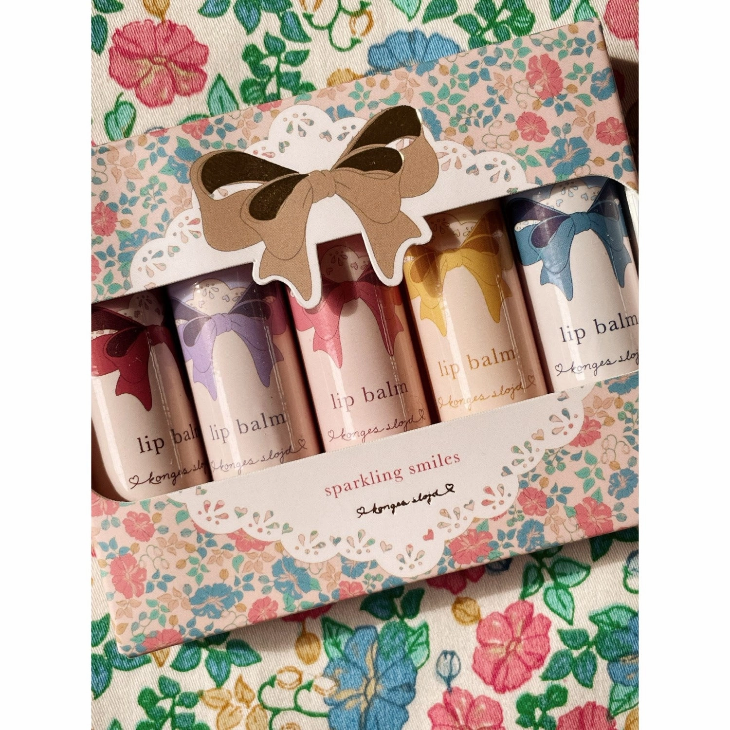 Konges Sljd Multi Lip Balm Glitter 5 Pcs