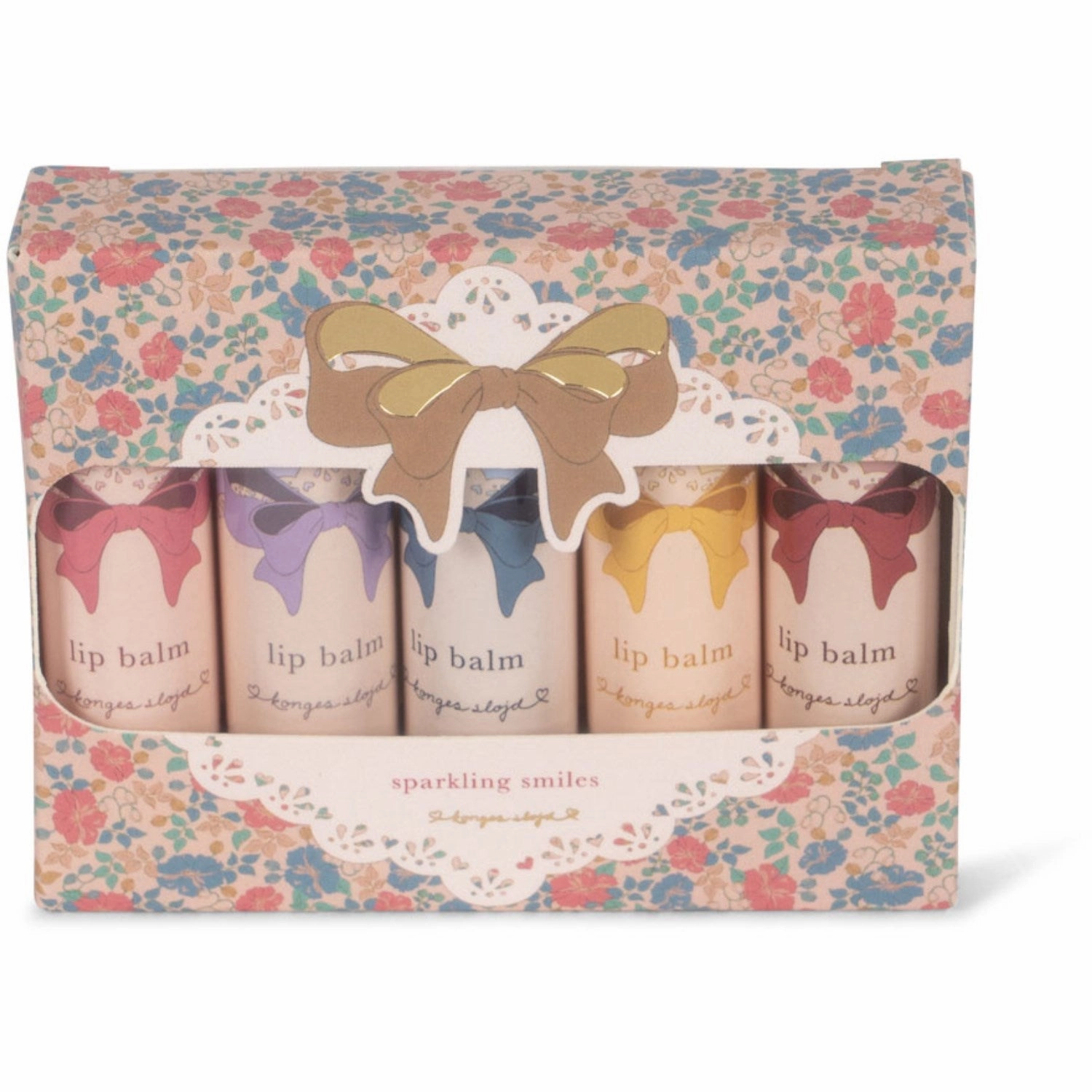 Konges Sljd Multi Lip Balm Glitter 5 Pcs