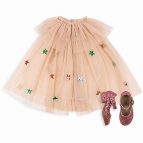 Konges Sljd Multi Star Glitter Fairy Costume