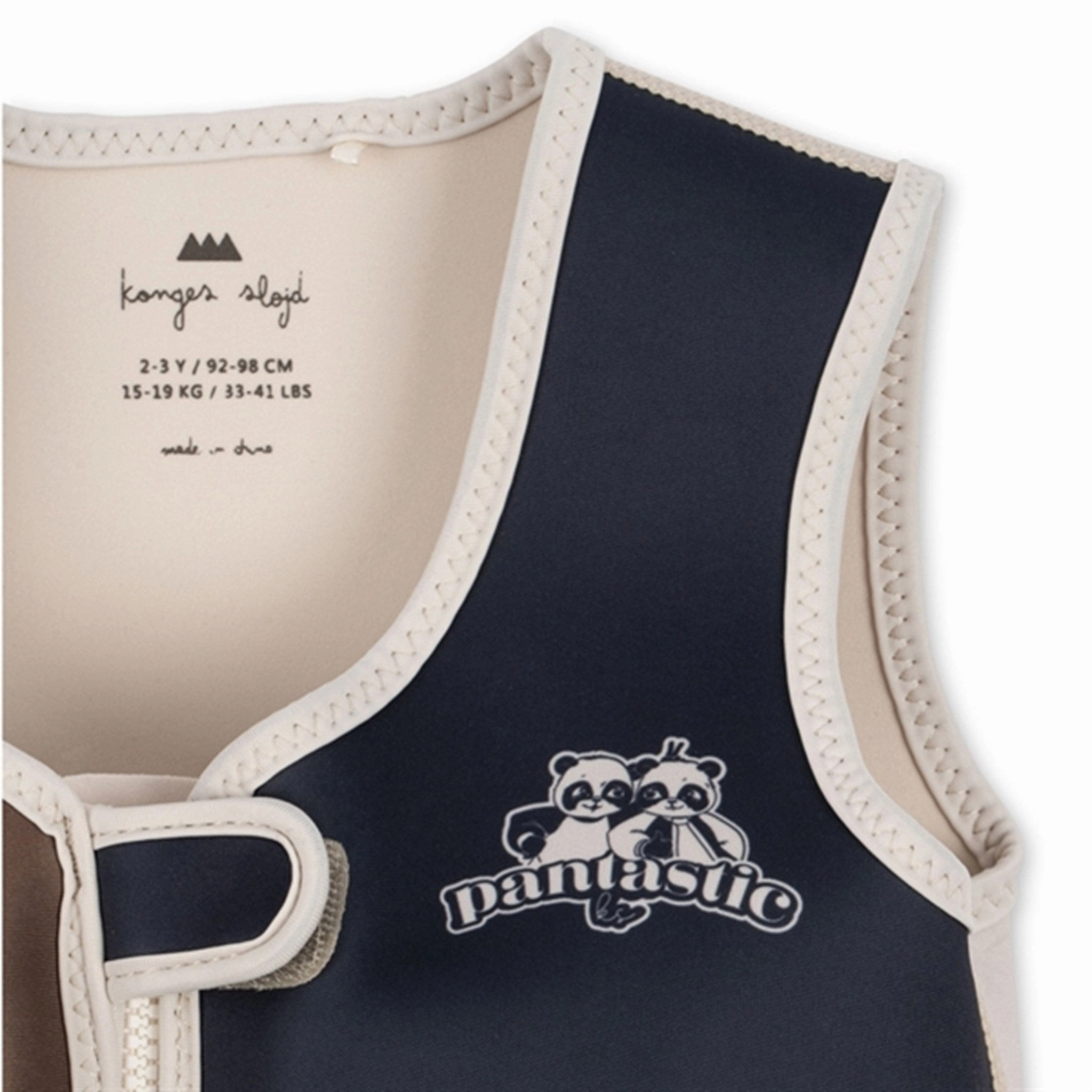 Konges Sljd Neoprene Frill Float Vest Panda