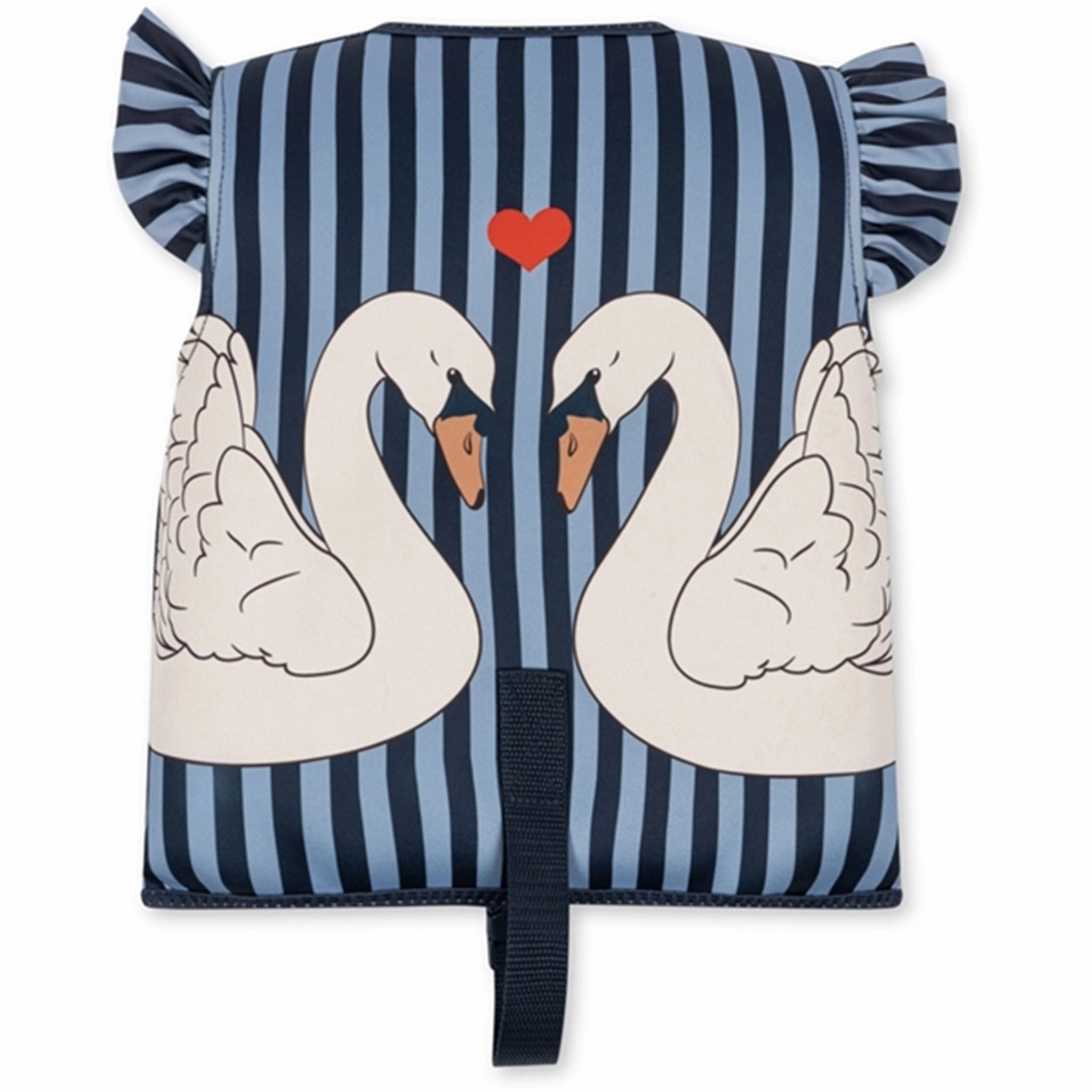Konges Sljd Neoprene Frill Float Vest Swan Stripe