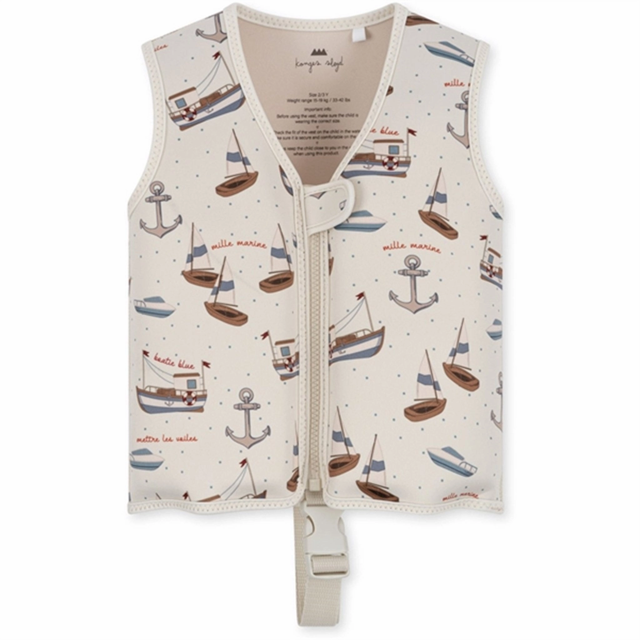 Konges Sljd Neoprene Swim 'Vest Sail Away