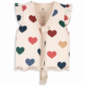 Konges Sljd Neoprene Swim Vest Frill Bon Coeur Color