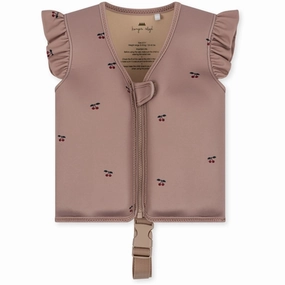 Konges Sljd Neoprene Swim Vest Frill Cherry