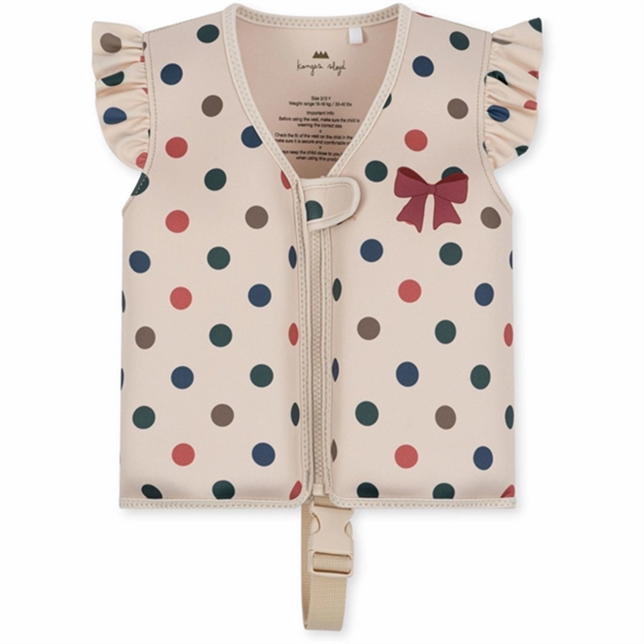 Konges Sljd Neoprene Swim Vest Frill Kitty
