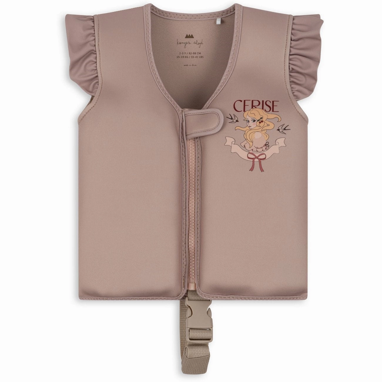 Konges Sljd Neoprene Swim Vest Frill Princess