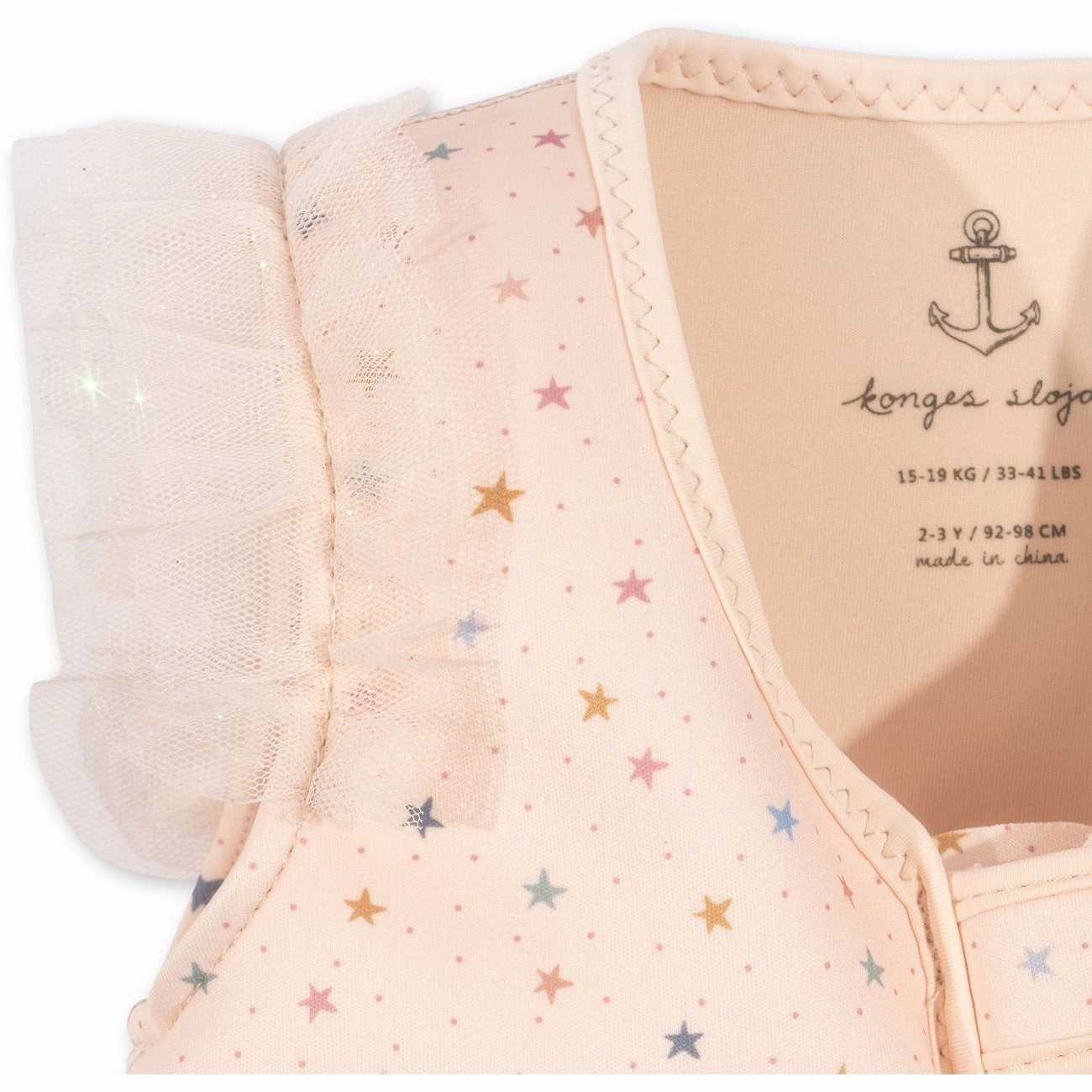 Konges Sljd Neoprene Swim Vest Frill Star Multi