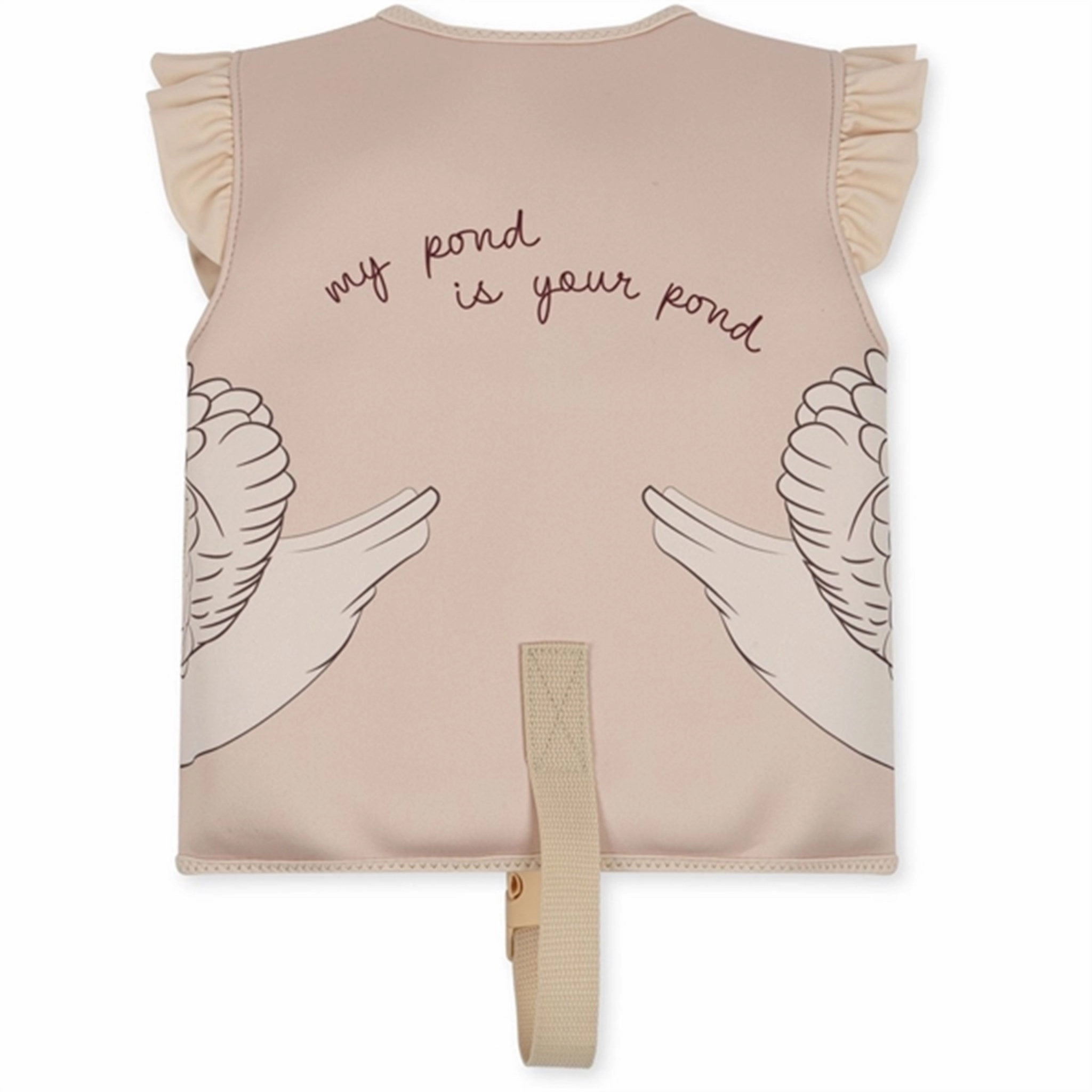 Konges Sljd Neoprene Swim Vest Frill Swan