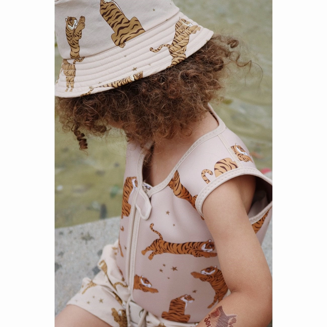 Konges Sljd Neoprene Swim Vest Tiger