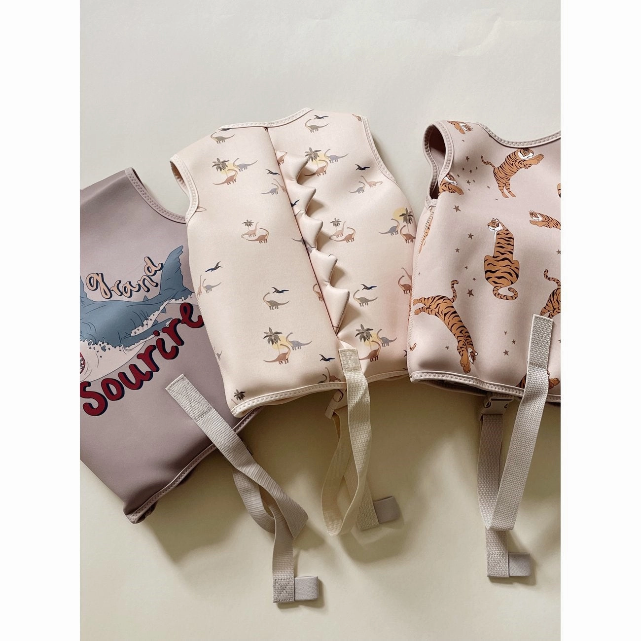 Konges Sljd Neoprene Swim Vest Tiger