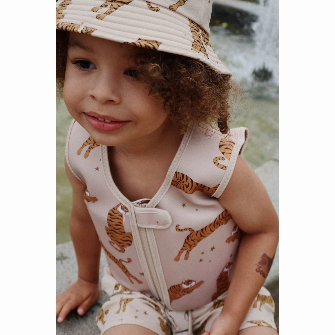Konges Sljd Neoprene Swim Vest Tiger