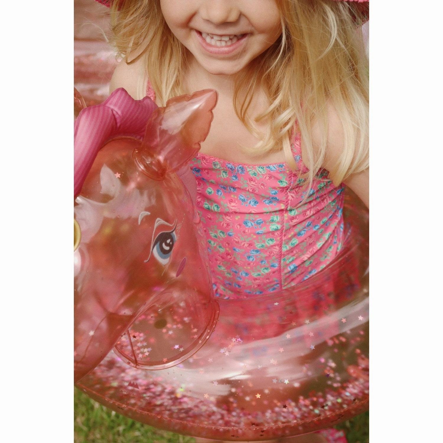 Konges Sljd Pink Swim Ring Horn Stars
