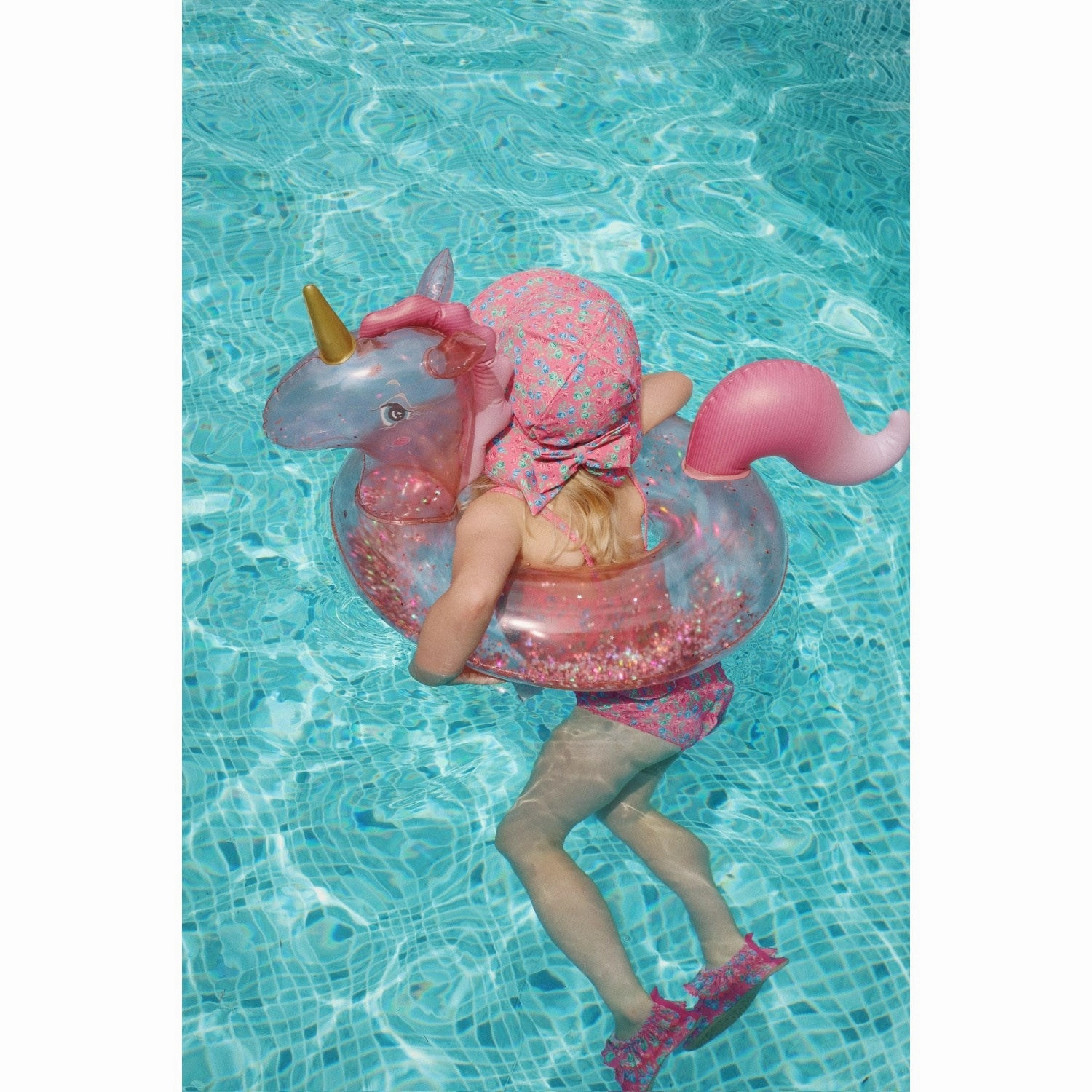 Konges Sljd Pink Swim Ring Horn Stars