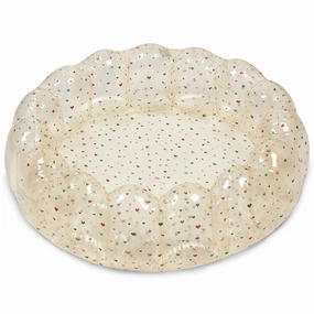 Konges Sljd Pool Small Shell Transparent Multi Hearts