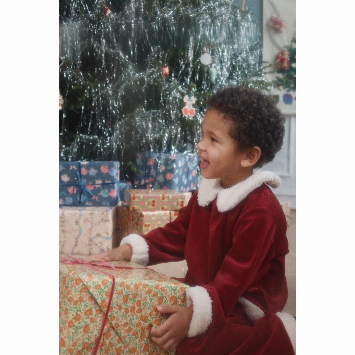 Konges Sljd Red Dahlia Christmas Set Grs