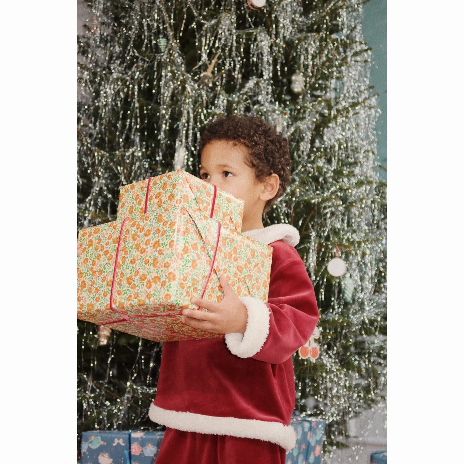 Konges Sljd Red Dahlia Christmas Set Grs