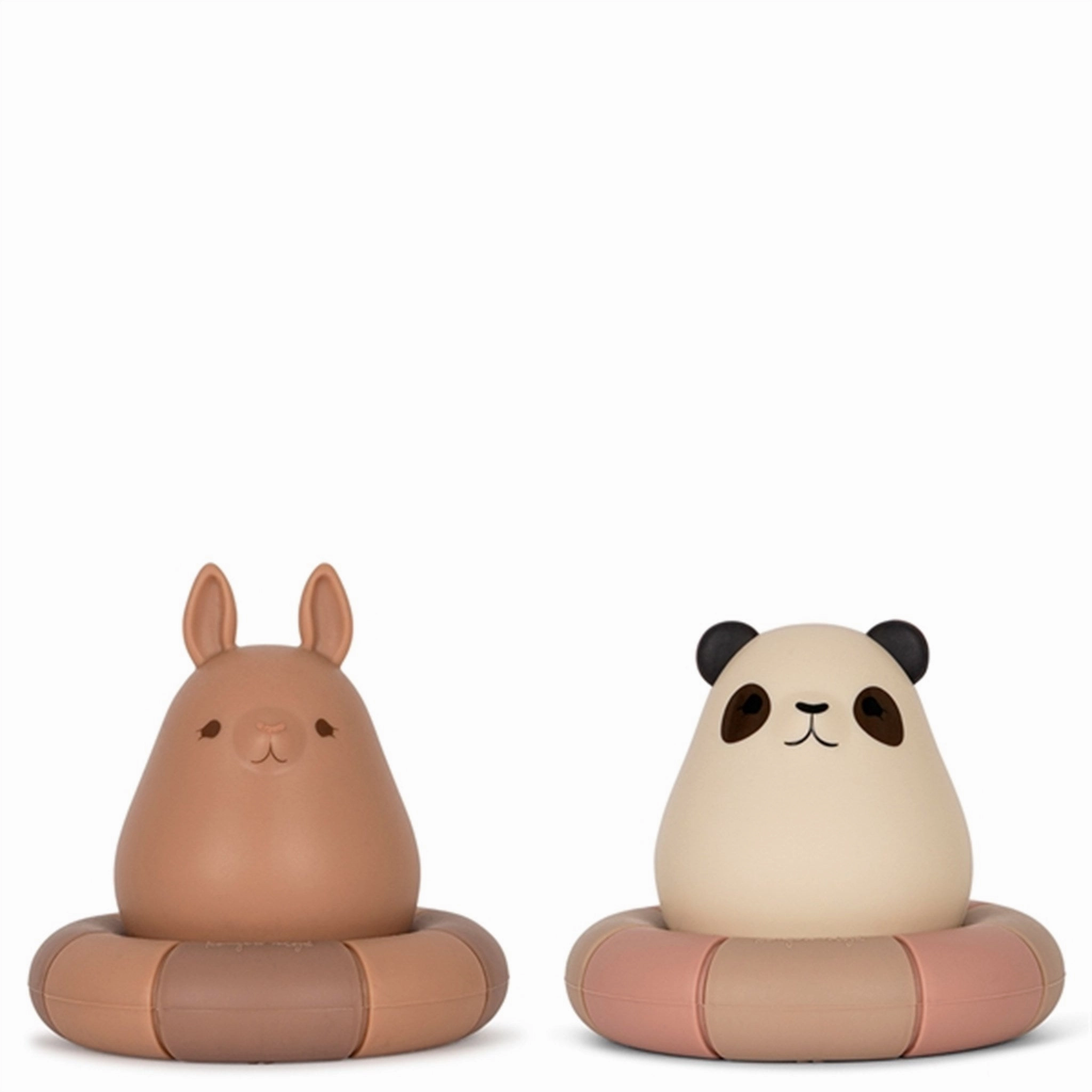 Konges Sljd Silikone Bath Toys Swim Ring 2-Pak Blush Mix
