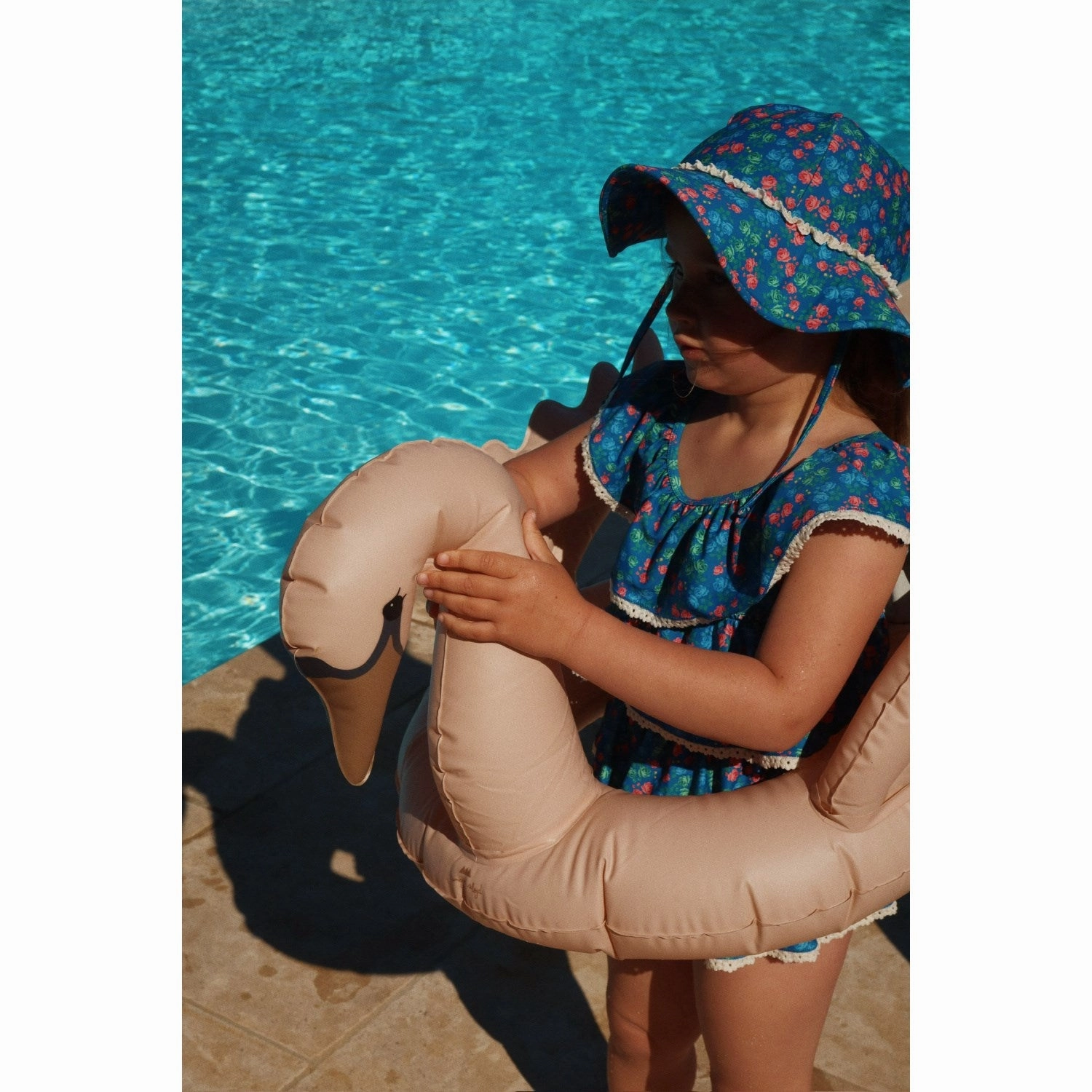 Konges Sljd Strawberry Ice Swim Ring Swan