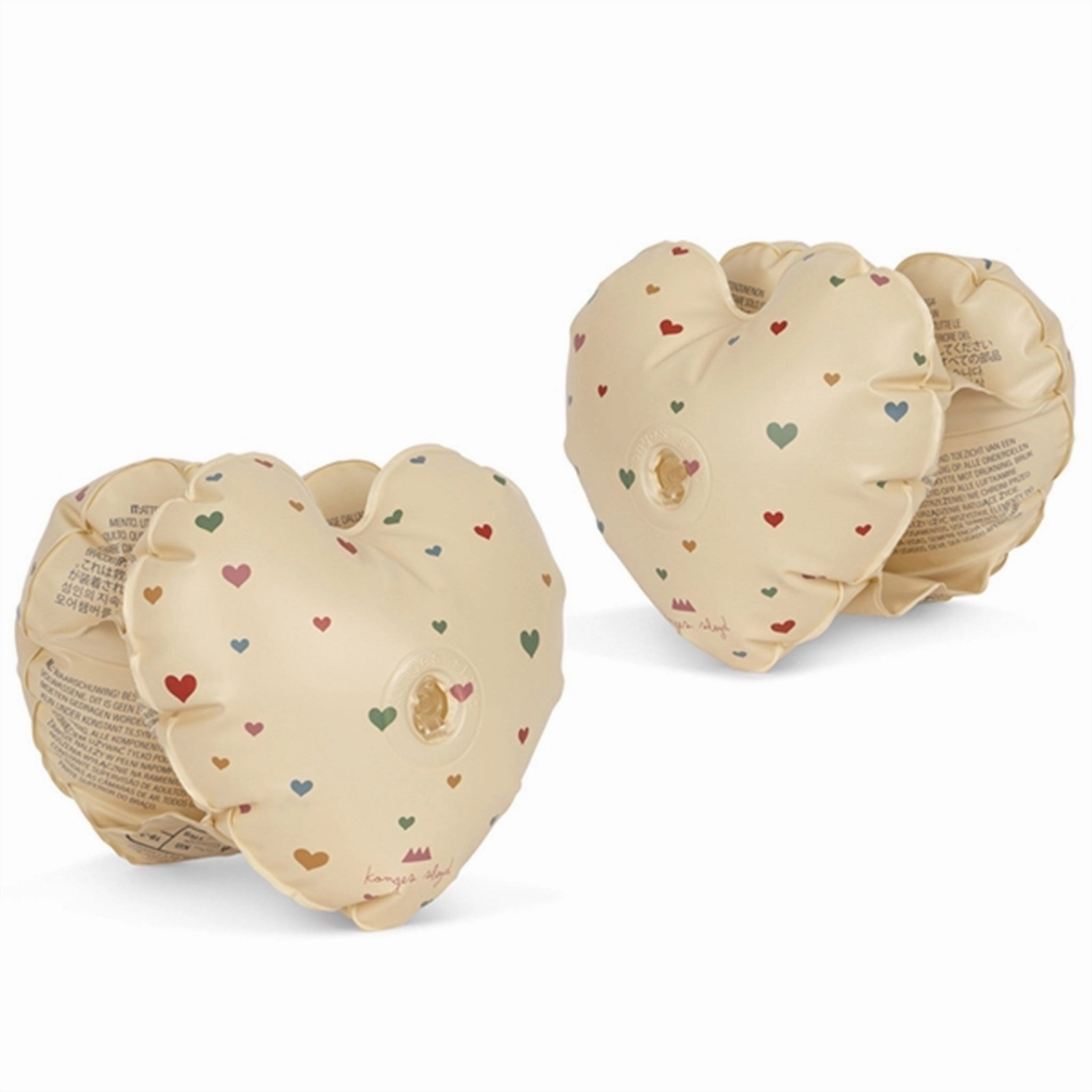Konges Sljd Swim Rings Heart Multi Hearts