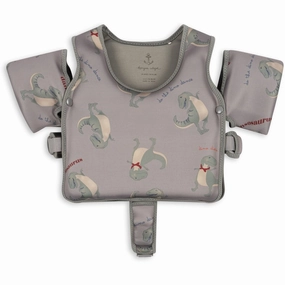 Konges Sljd Swim Vest w. Removable Swim Wings Dansosaurus