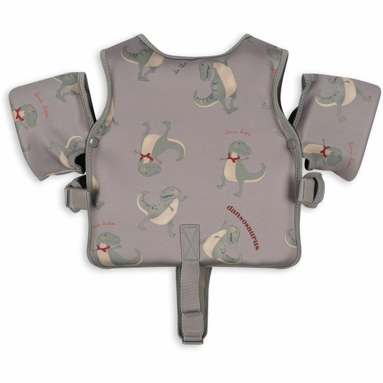 Konges Sljd Swim Vest w. Removable Swim Wings Dansosaurus