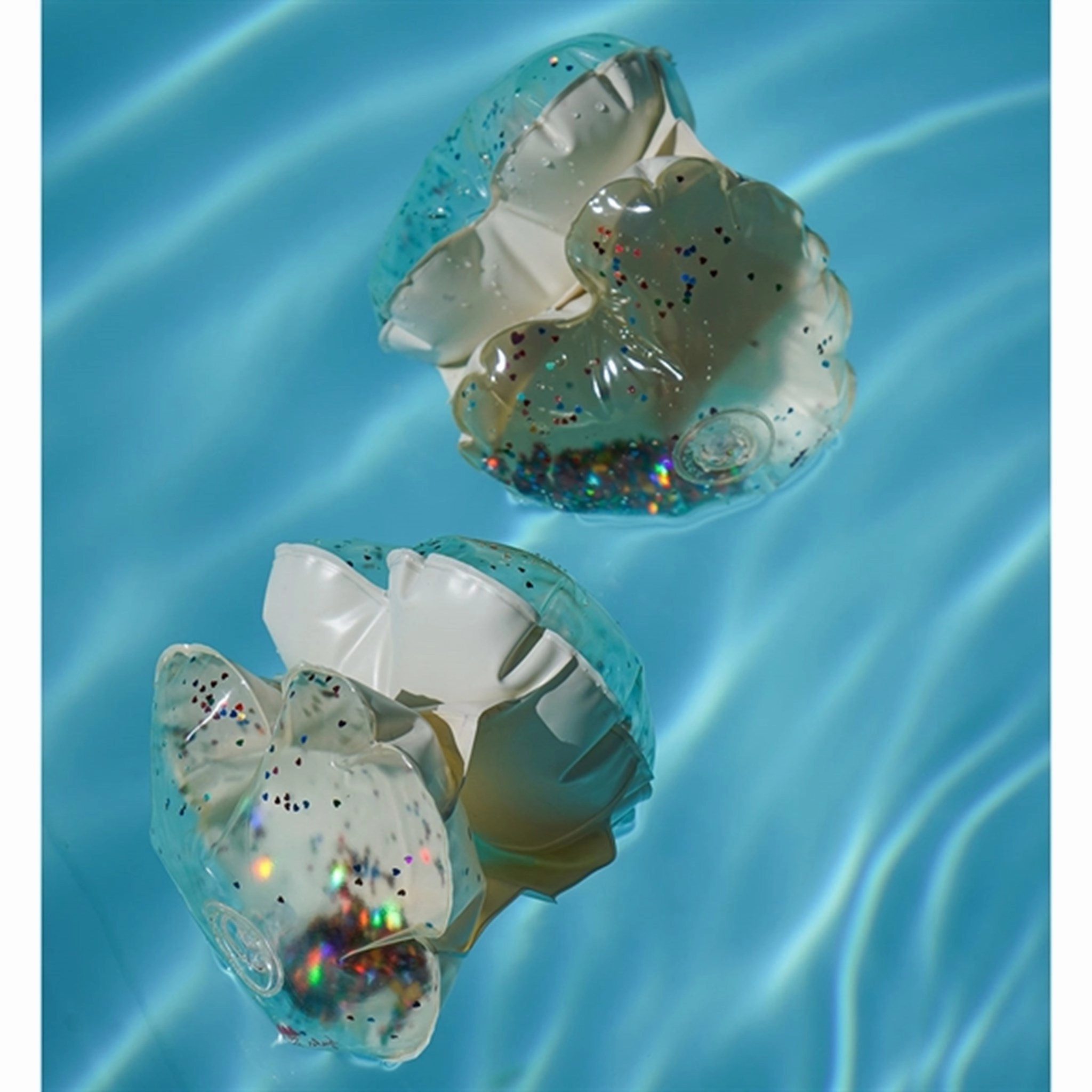 Konges Sljd Water Wings Heart Transparent Cream