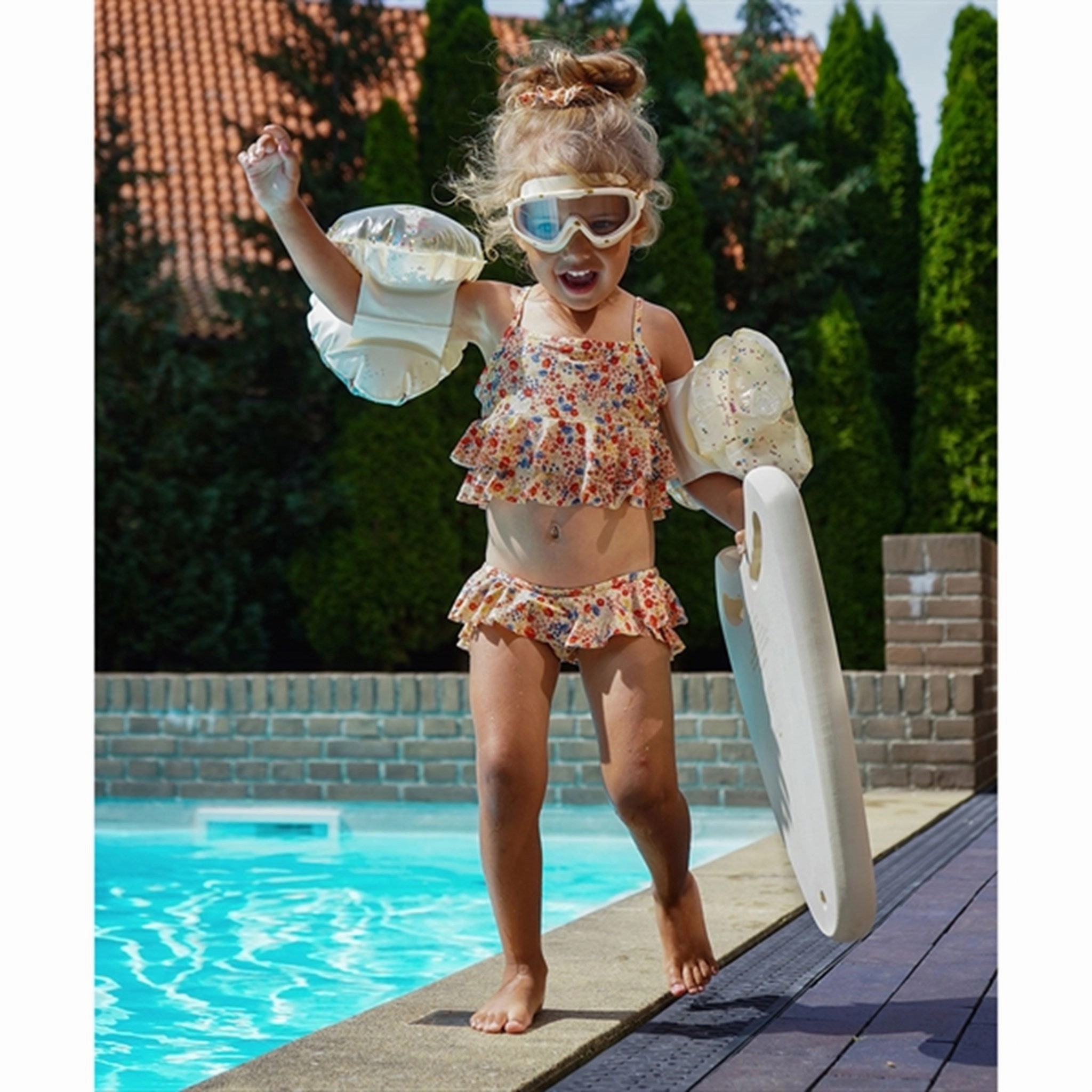 Konges Sljd Water Wings Heart Transparent Cream