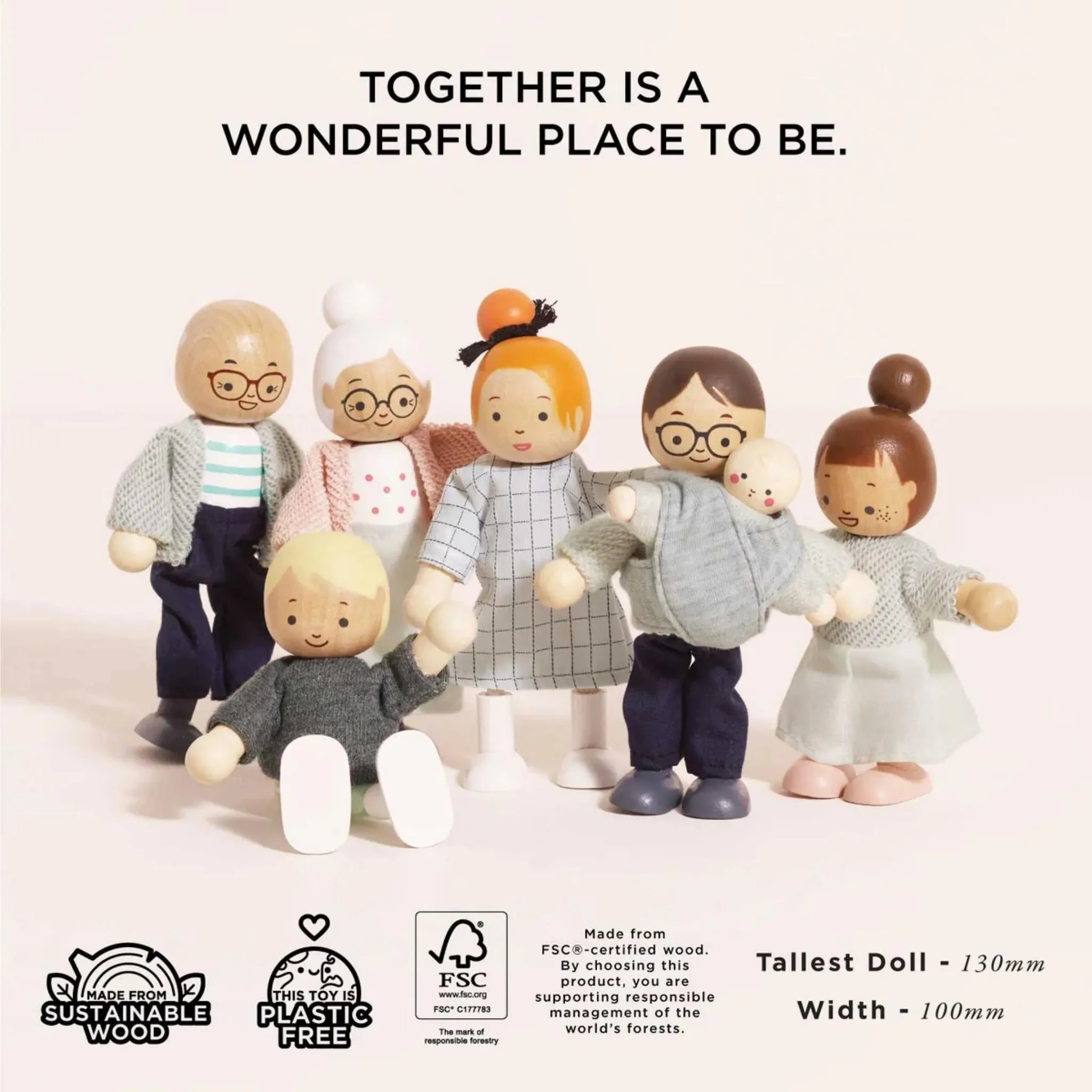 Le Toy Van Dolls House Family