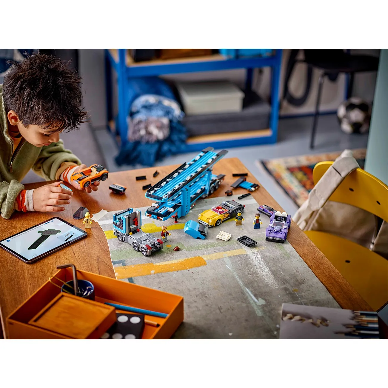 LEGO City Car Transport with Sports Cars