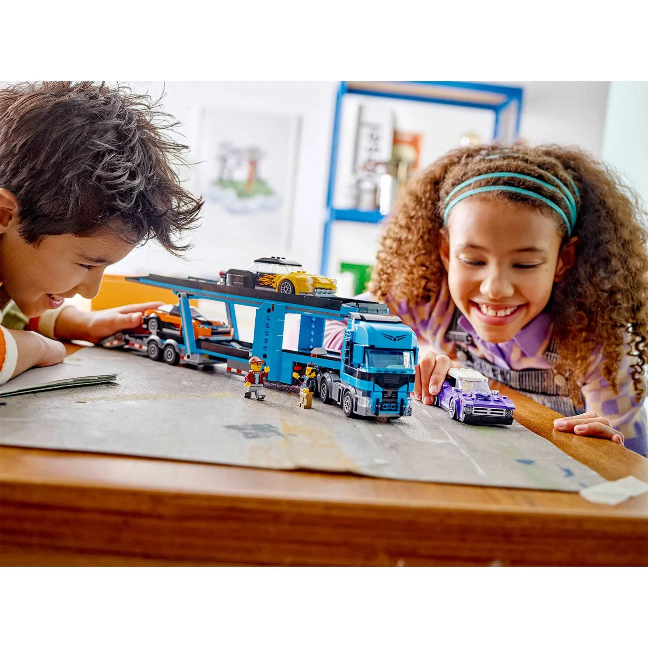 LEGO City Car Transport with Sports Cars