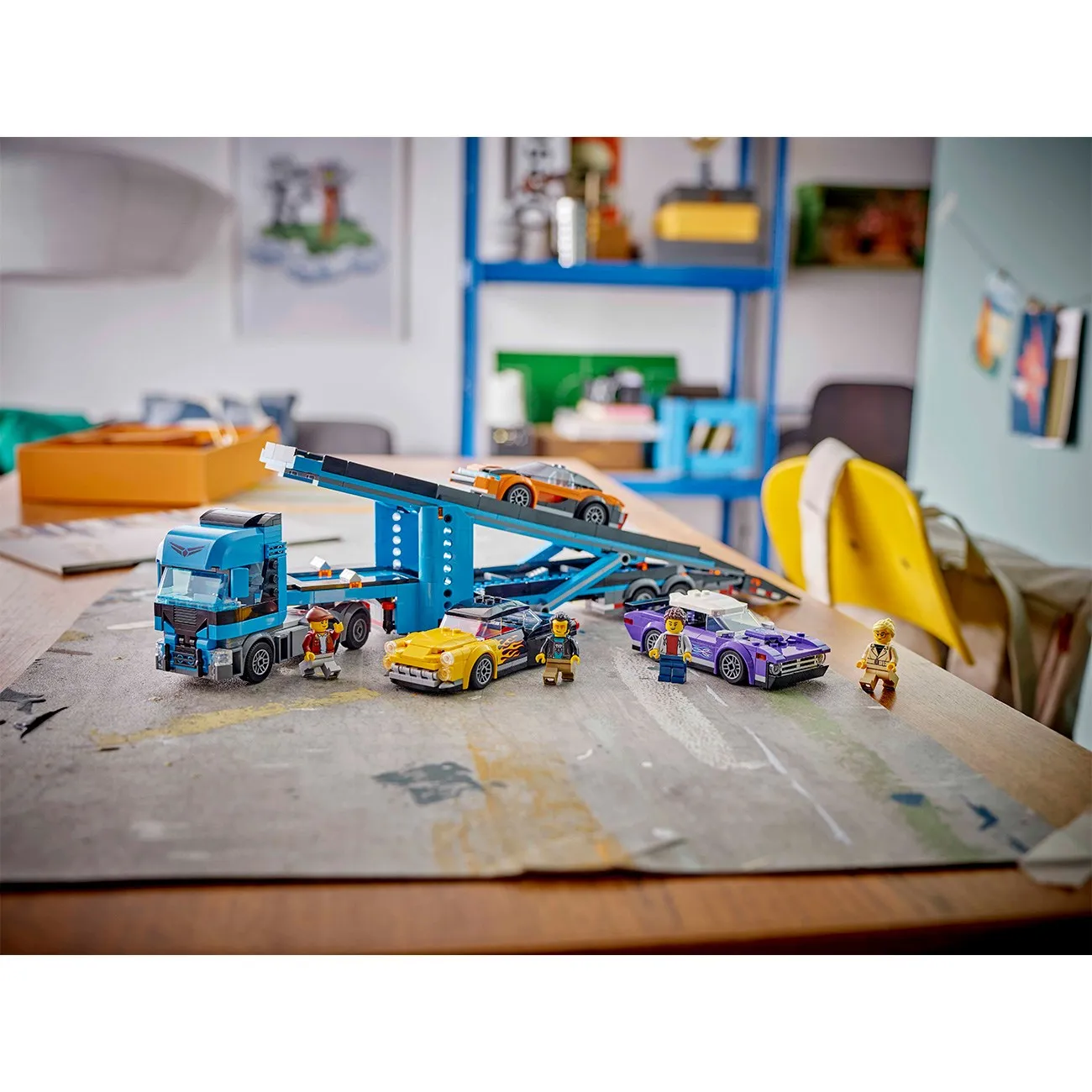 LEGO City Car Transport with Sports Cars