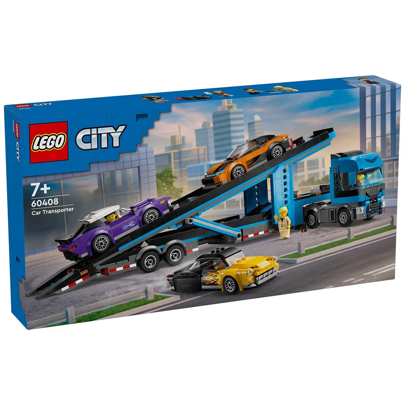 LEGO City Car Transport with Sports Cars