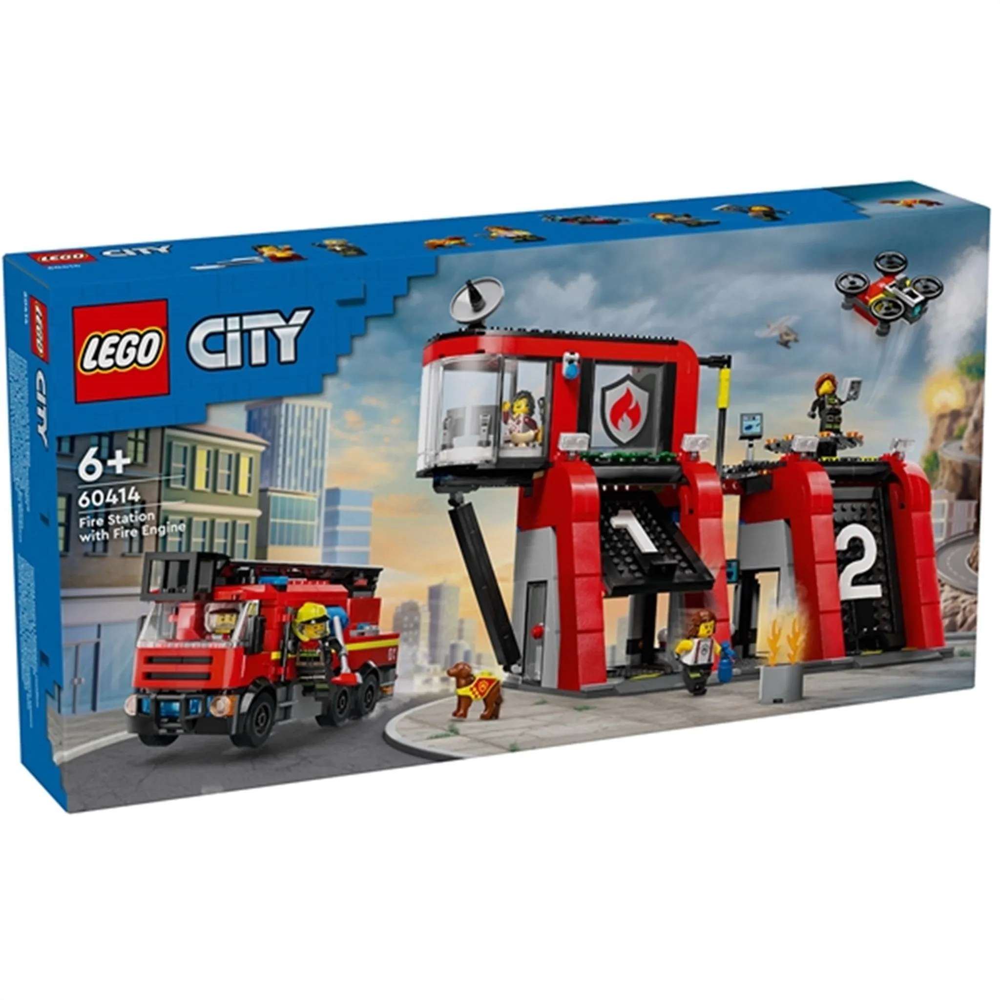LEGO City Fire Station with Fire Engine