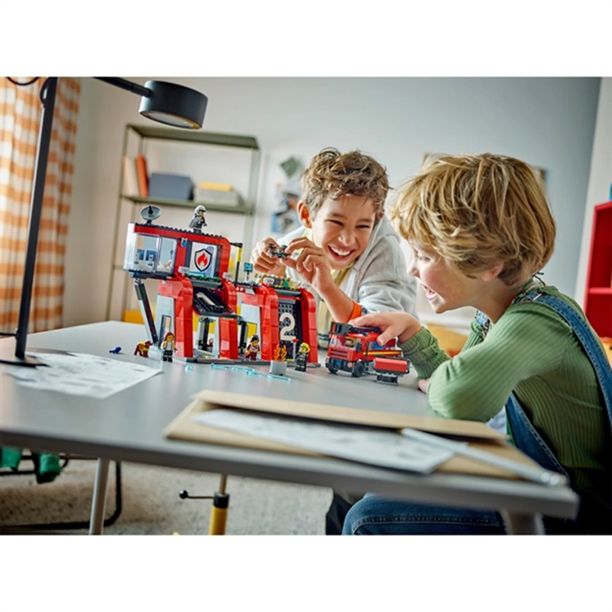 LEGO City Fire Station with Fire Engine