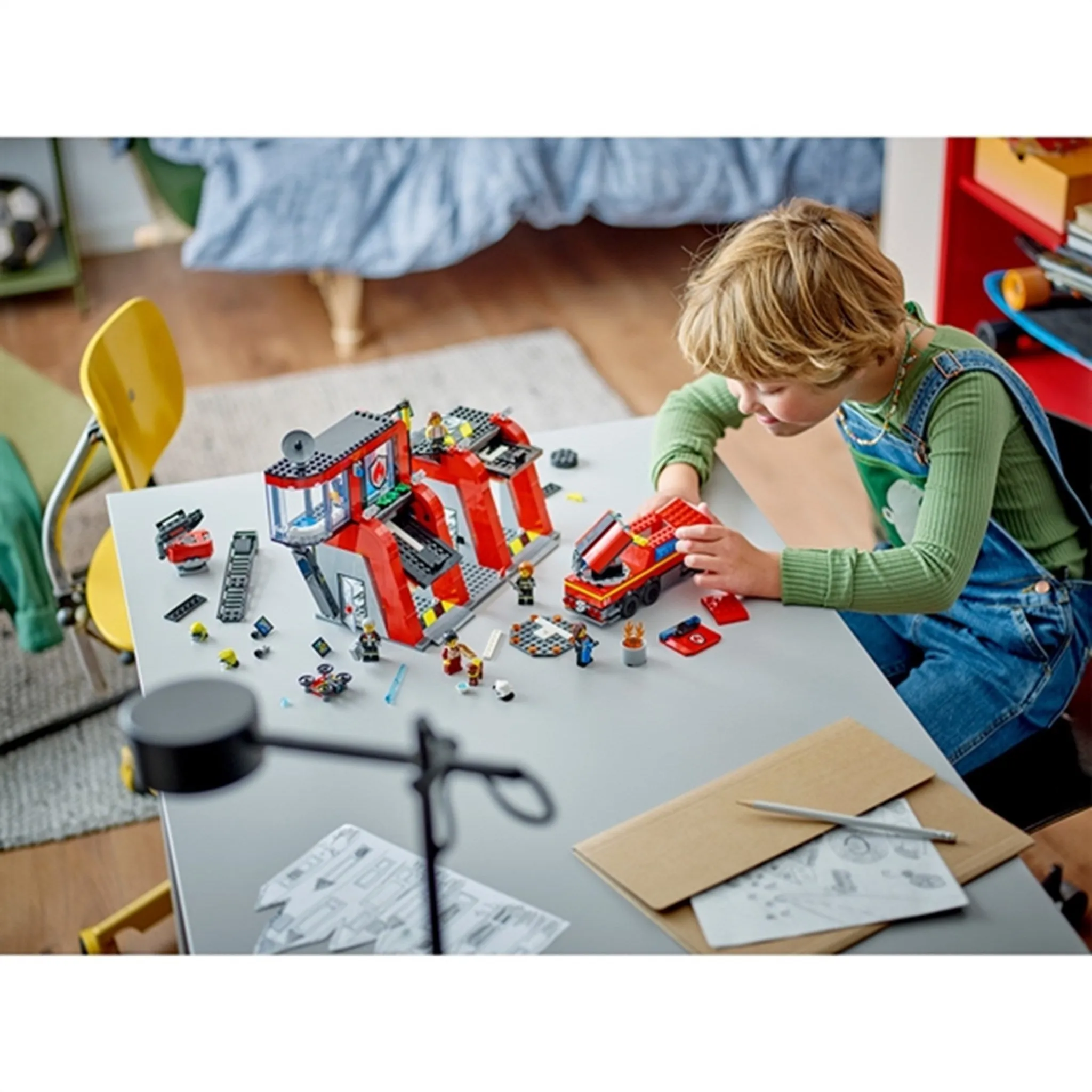 LEGO City Fire Station with Fire Engine