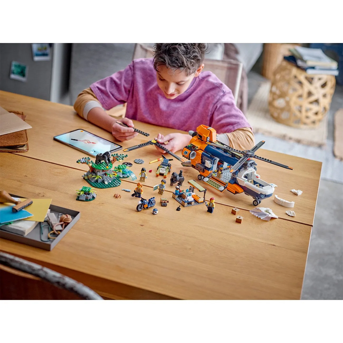 LEGO City Jungle Adventure  Helicopter and Expedition Base