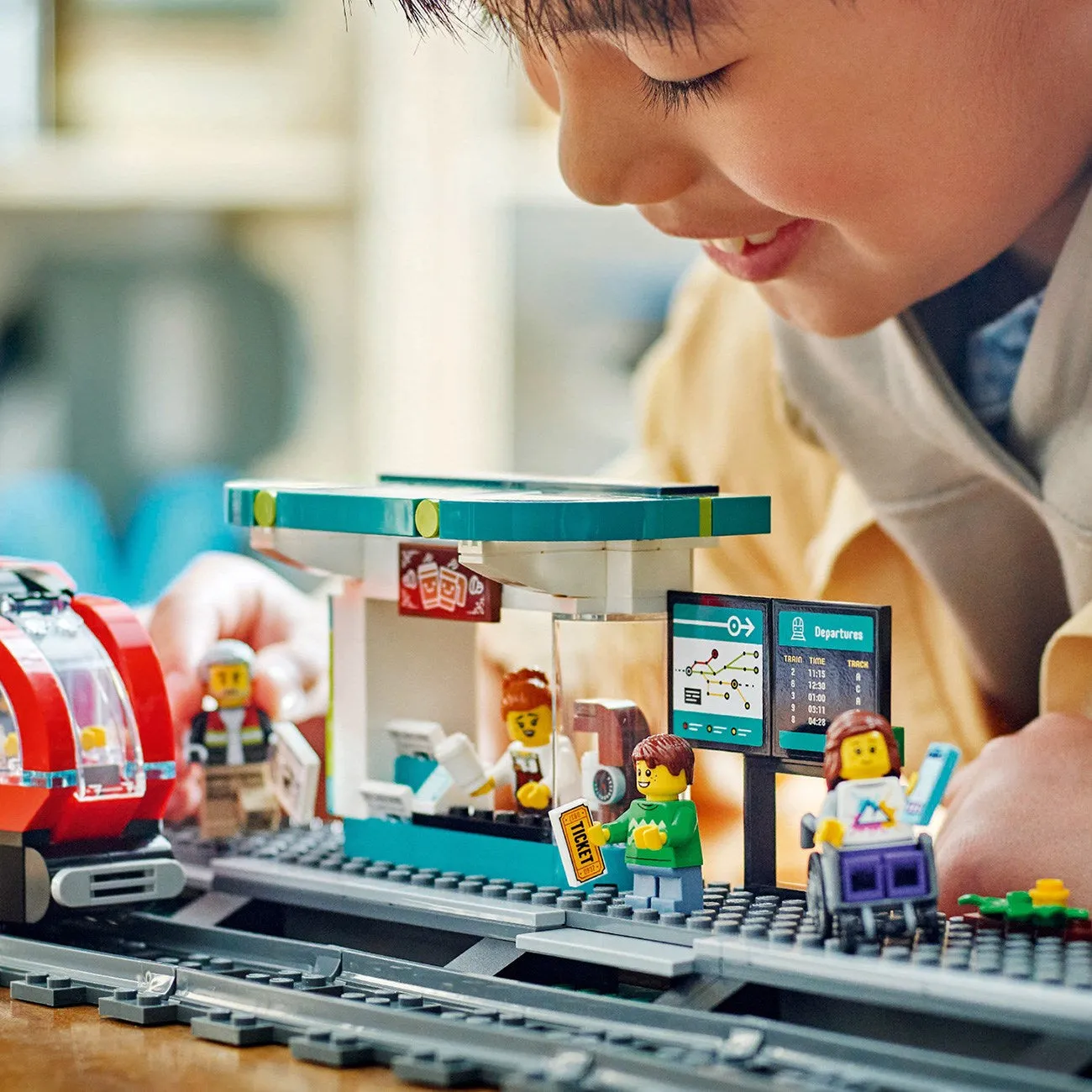LEGO City Light Rail and Station