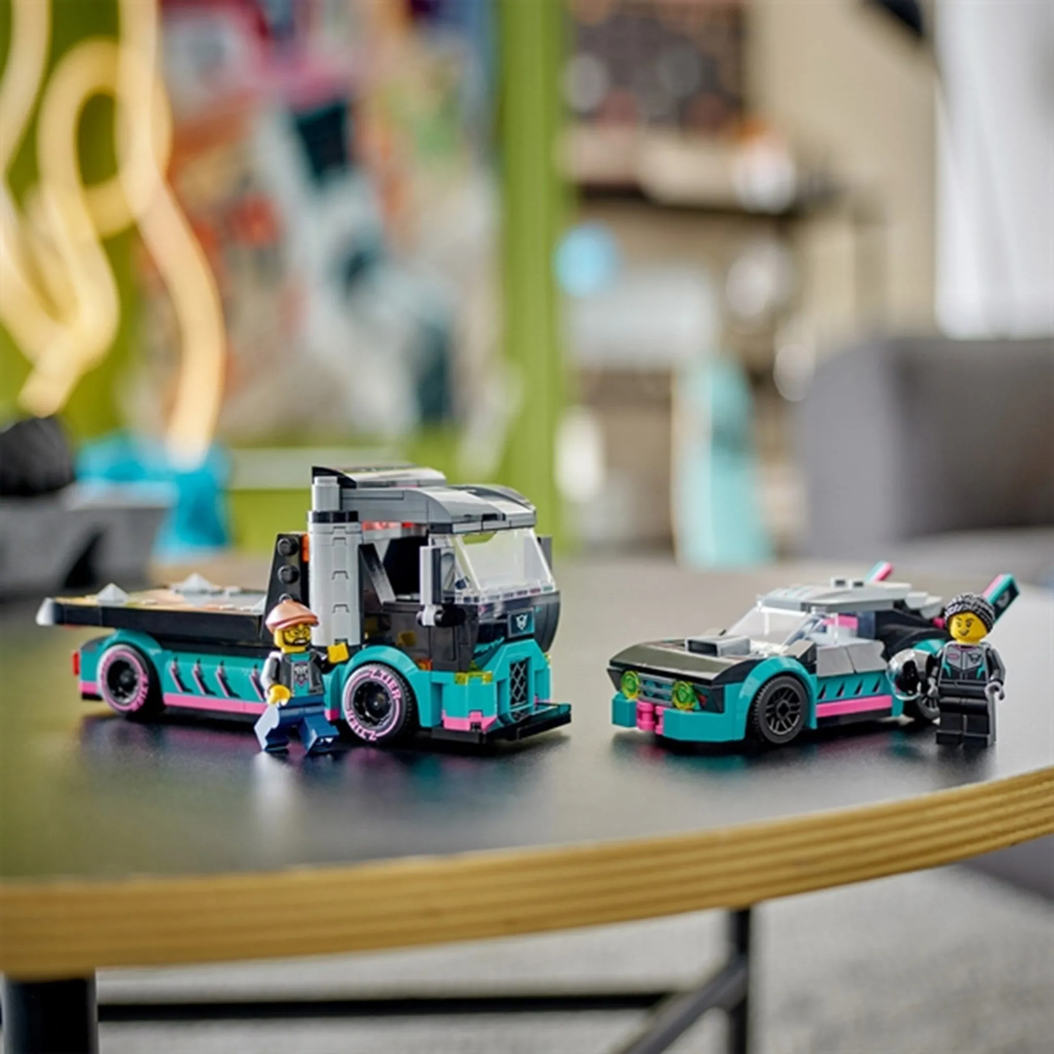 LEGO City Race Car and Car Carrier Truck