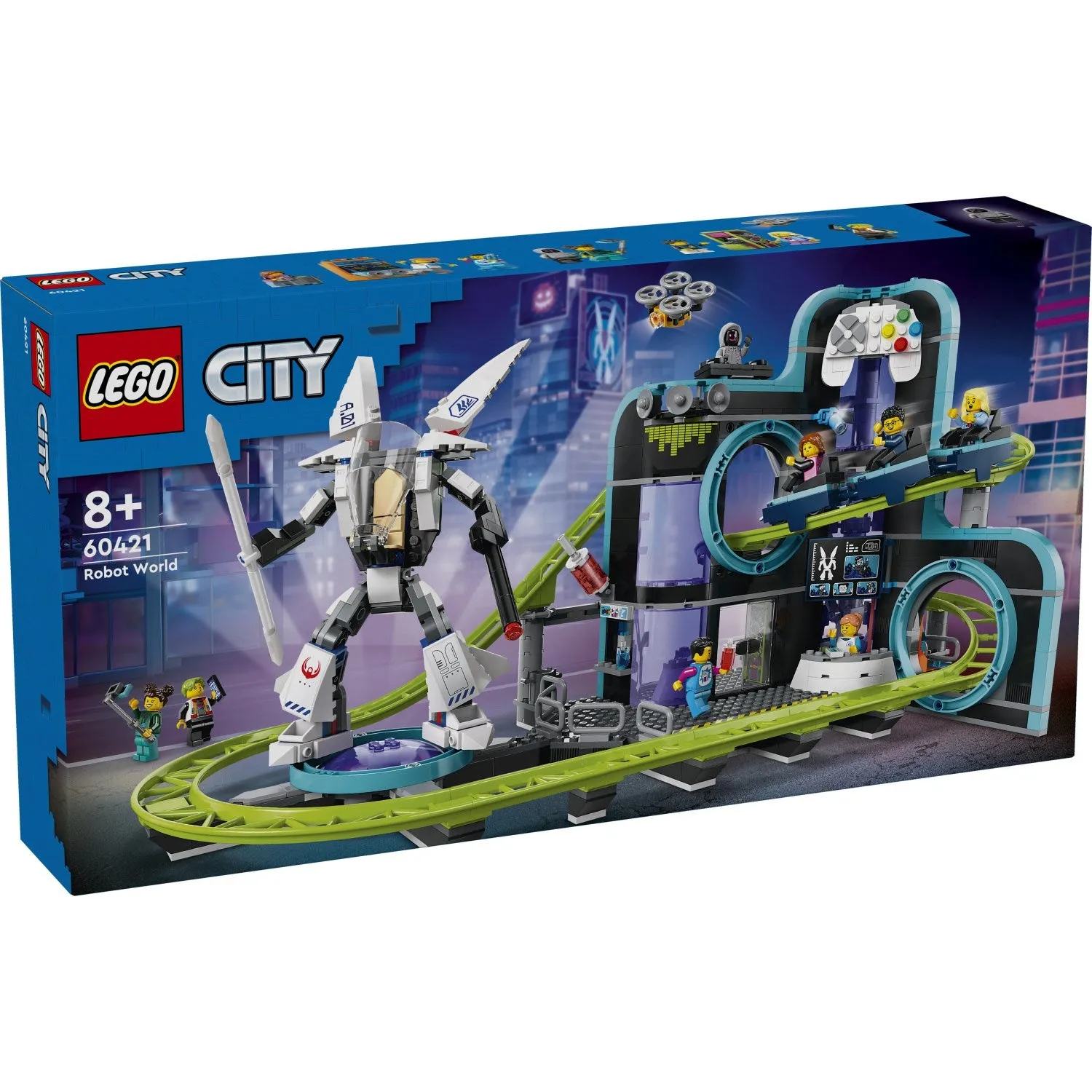 LEGO City Robot World Roller Coaster Park