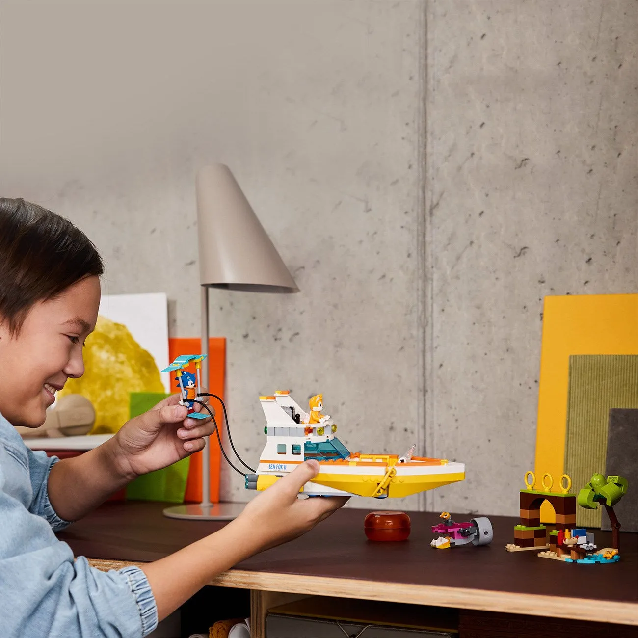 LEGO Sonic Sonic Tails' Action Boat