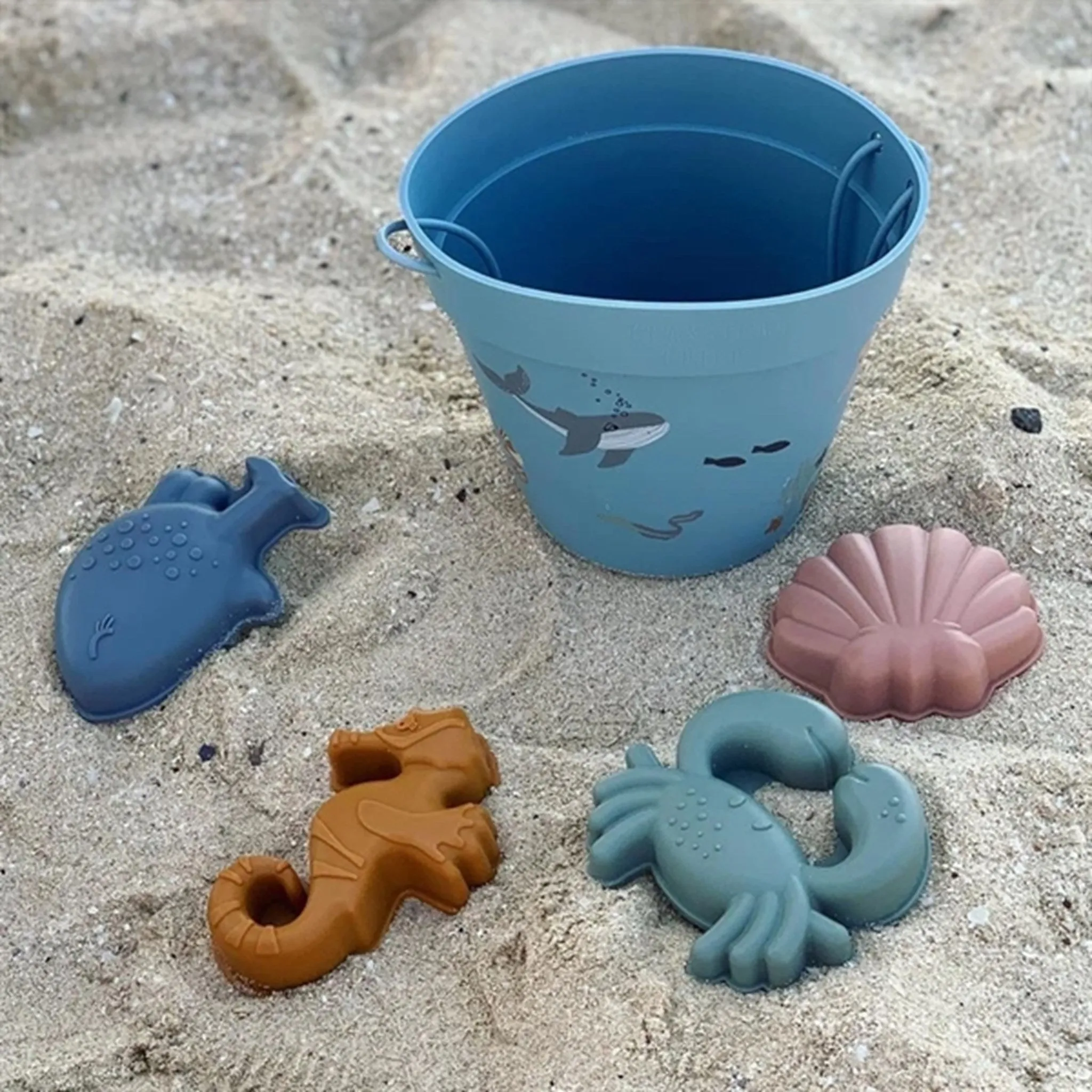 Liewood Dante Beach Set Sea Creature Sea Blue Multi Mix