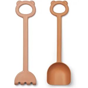Liewood Hilda Shovel & Rake Almond/Tuscany Rose Mix