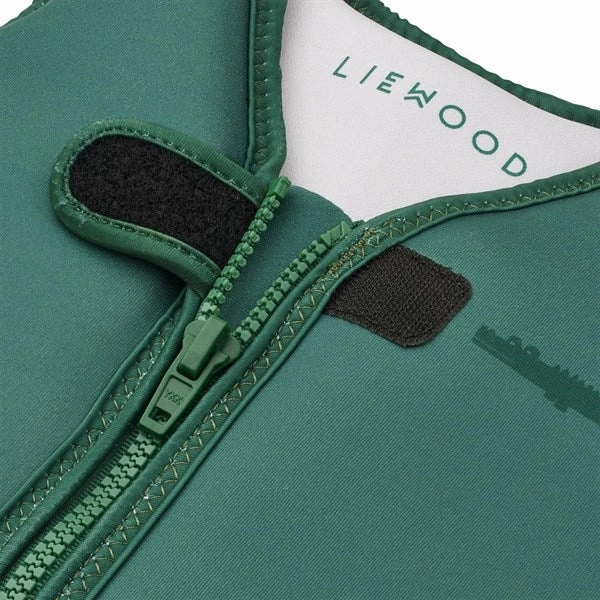 Liewood Dove Crocodile Swim Vest Garden Green