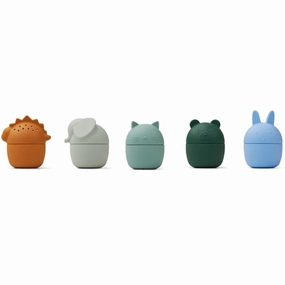 Liewood Gaby Bath Toys 5-Pack Blue Multi Mix