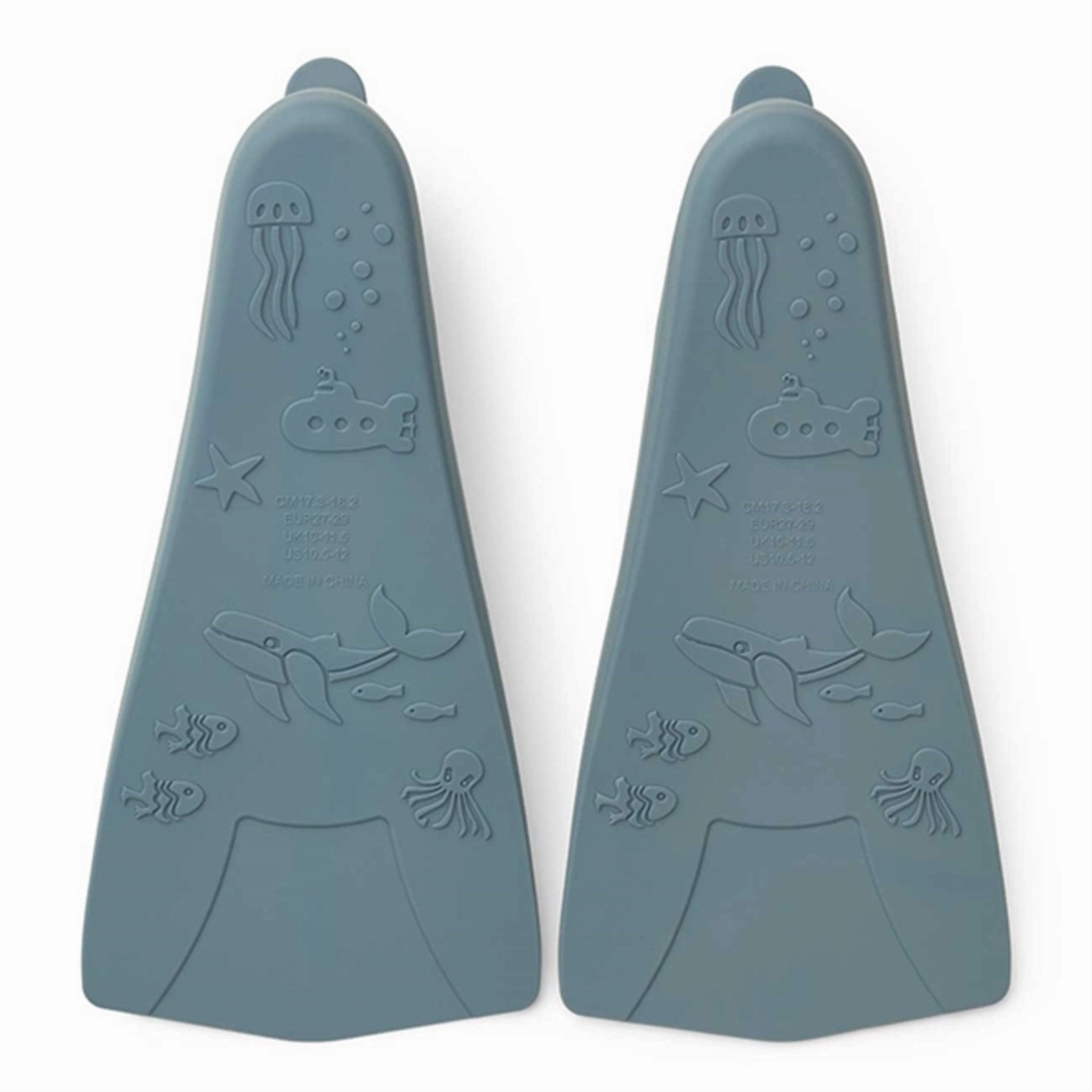 Liewood Gustav Swim Fins Whale Blue