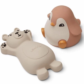 Liewood Knud Bath Toys Rose Mix 2-Pack