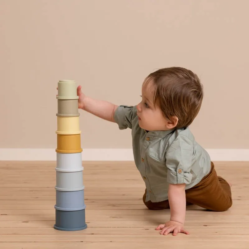 Little Dutch Stacking Cups - Blue