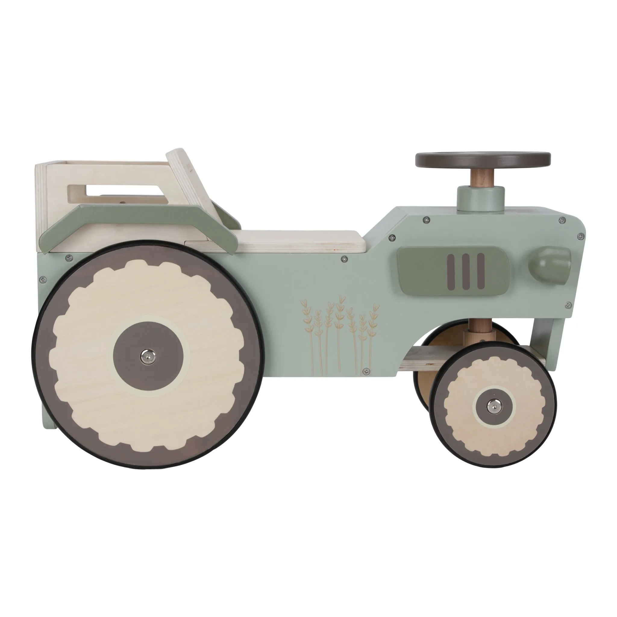 Little Dutch Wooden Ride On Tractor - Little Farm