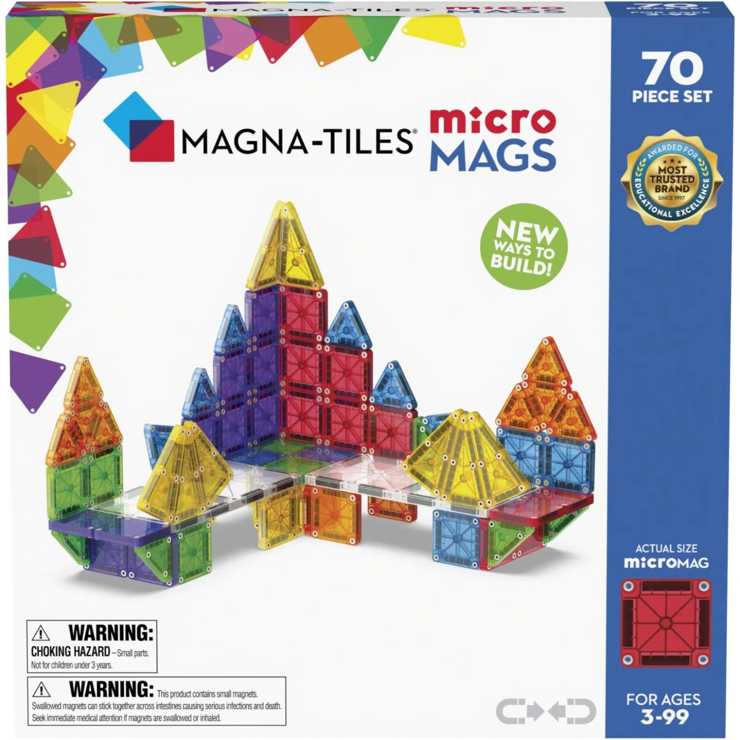 Magna-Tiles microMAGS 70pcs